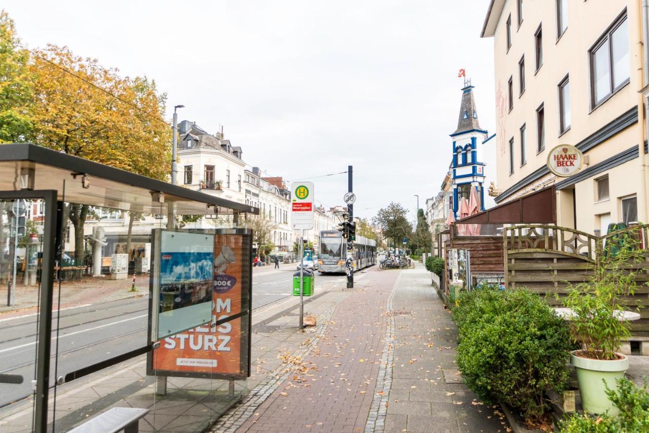 Exklusive Wohnung Am Weserdeich 不莱梅 外观 照片